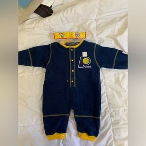 NBA- vintage baby onesie  set
